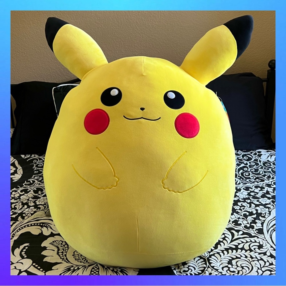 Pokemon Rare Giant Pikachu Squishmallow NWT